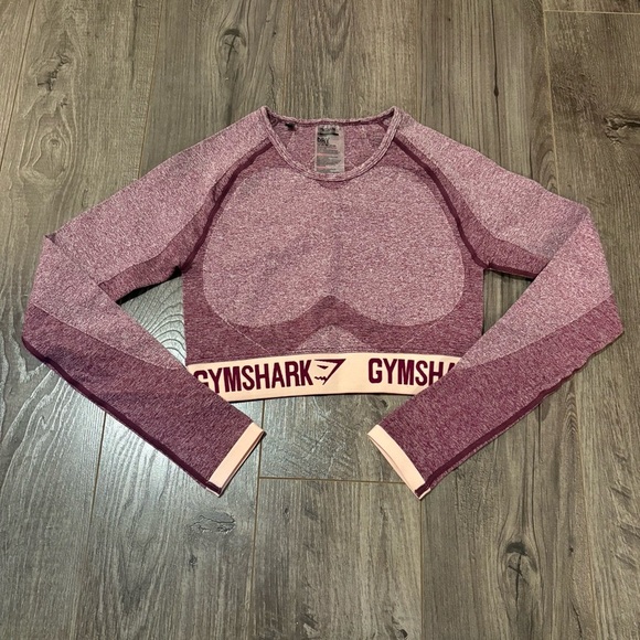 Gymshark Matching set leggings & crop top long sleeve - Picture 3 of 8